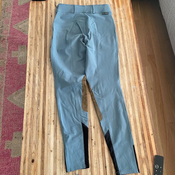 RJ classics kids riding breeches in Bluestone - Picture 2 of 3